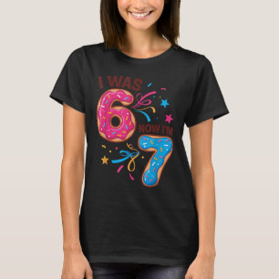 T-shirt Cadeau d'anniversaire 7 ans avait 6 ans maintenant