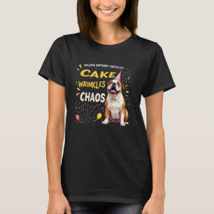 T-shirt Cadeau d'anniversaire amusant Chien Bouledogue Ang