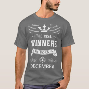 T-shirt cadeau d'anniversaire de décembre