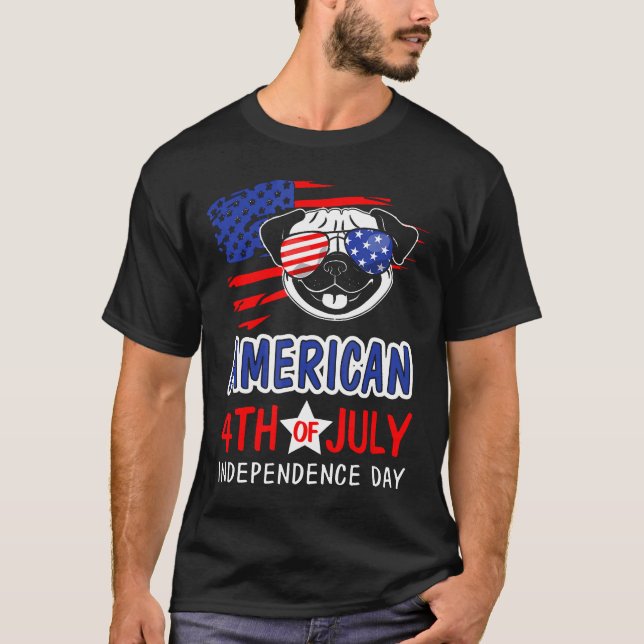 T-shirt Cadeau D'anniversaire De La Fête De L'indé (Devant)