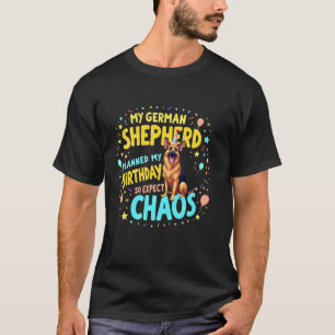 T-shirt Cadeau d'anniversaire drôle Berger Allemand Chien 