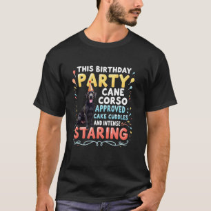 T-shirt Cadeau d'anniversaire drôle Cane Corso Chien