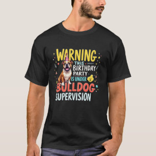 T-shirt Cadeau d'anniversaire drôle Chien Bouledogue Angla