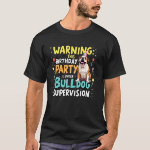 T-shirt Cadeau d'anniversaire drôle Chien Bouledogue Angla