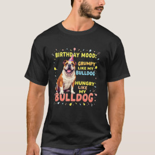 T-shirt Cadeau d'anniversaire drôle Chien Bouledogue Angla