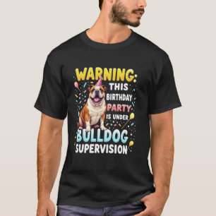 T-shirt Cadeau d'anniversaire drôle Chien Bouledogue Angla