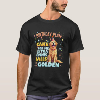 T-shirt Cadeau d'anniversaire drôle Chien Retriever doré