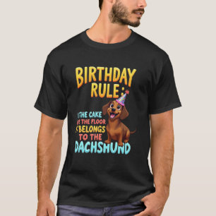 T-shirt Cadeau d'anniversaire drôle chien teckel