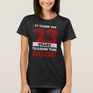 T-shirt Cadeau d'anniversaire drôle de 23 ans vintage