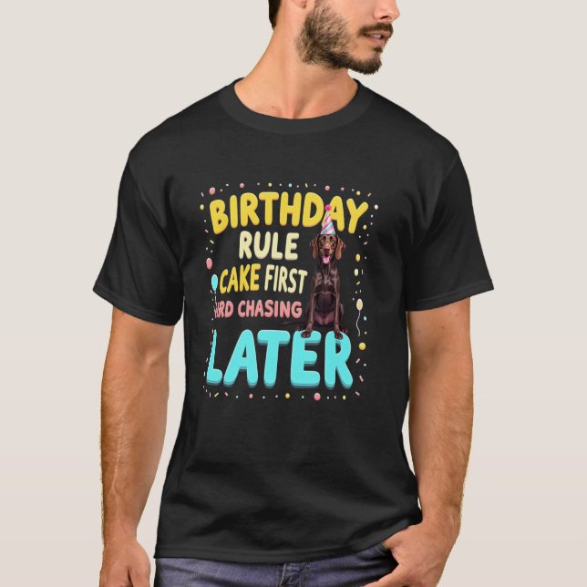 T-shirt Cadeau d'anniversaire drôle pour chien pointer all (Devant)