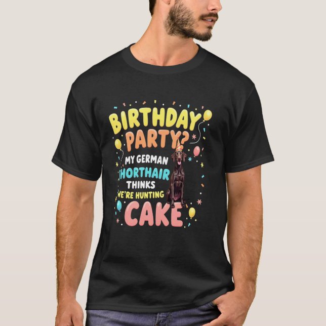 T-shirt Cadeau d'anniversaire drôle pour chien pointer all (Devant)