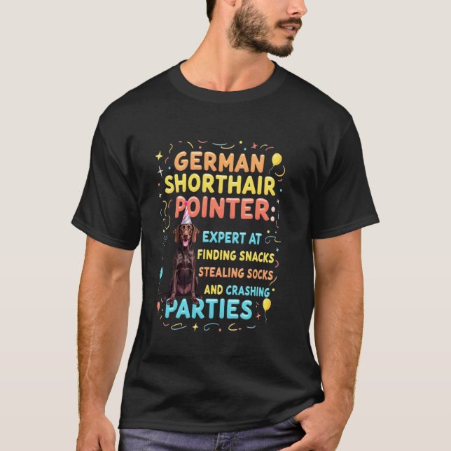 T-shirt Cadeau d'anniversaire drôle pour chien pointer all (Devant)