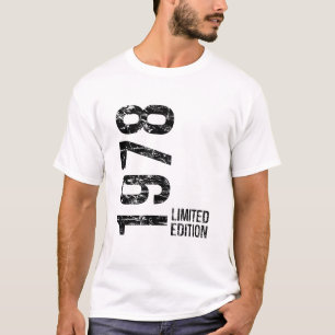 T-shirt Cadeau d'anniversaire original 1978 maintenant 48 