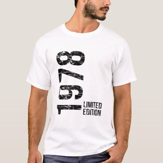 T-shirt Cadeau d'anniversaire original 1978 maintenant 48  (Devant)