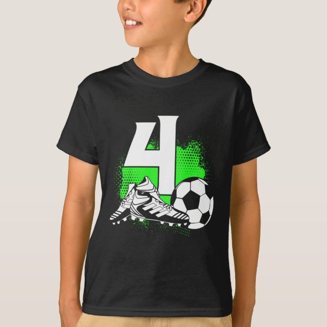 T-shirt Cadeau d'anniversaire pour garçon de 4 ans pour 4e (Devant)