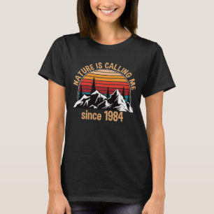 T-shirt Cadeau d'anniversaire pour randonneur 1984