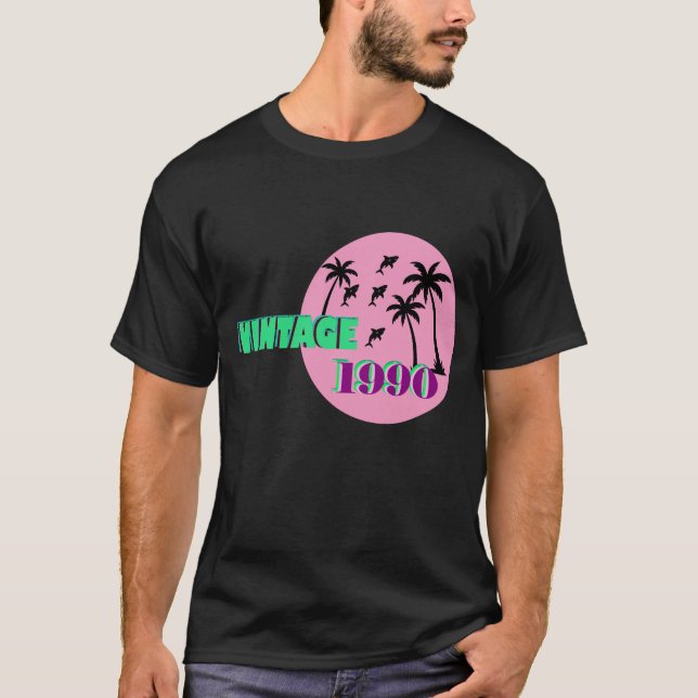 T-shirt Cadeau d'anniversaire Rétro 1990 (Devant)