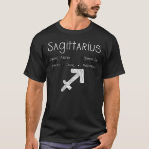 T-shirt Cadeau d'anniversaire Sagittaire Archer Symbole As