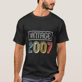 T-shirt Cadeau d'anniversaire vintage 2007