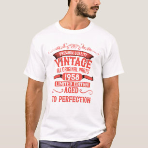 T-shirt Cadeau d'anniversaire vintage personnalisé