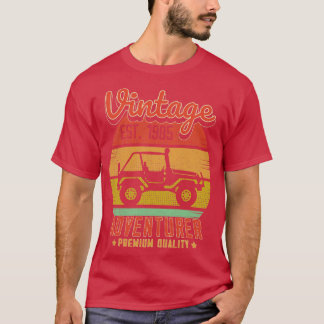 T-shirt Cadeau d'anniversaire Vintage RetroAdventurer Est 