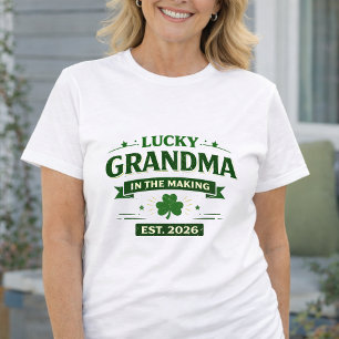 T-shirt Cadeau d'annonce de bébé pour la Saint-Patrick