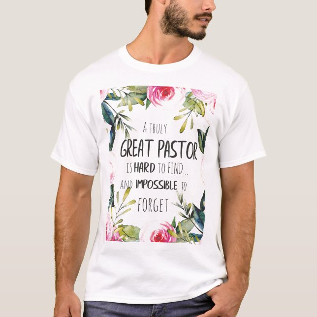 T-shirt Cadeau d'appréciation pour le pasteur Citation de  (Devant)
