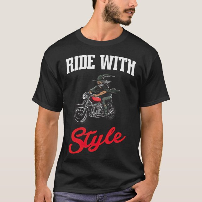 T-shirt Cadeau d'article de moto (Devant)