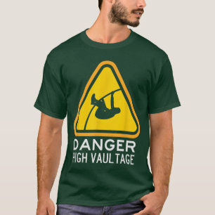 T-shirt Cadeau d'athlétisme de saut à la perche de saut en
