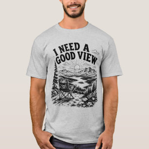 T-shirt Cadeau d'aventure de randonnée en montagne Amateur