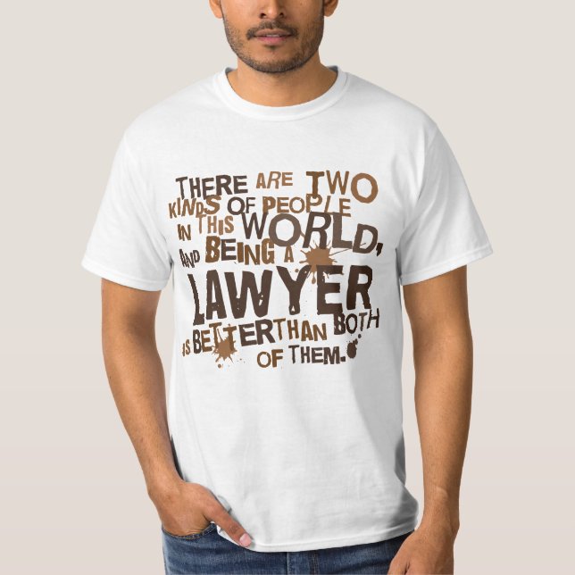T-shirt Cadeau d'avocat (Devant)