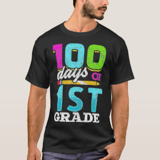 T-shirt Cadeau de 100 jours pour élève de première année 1