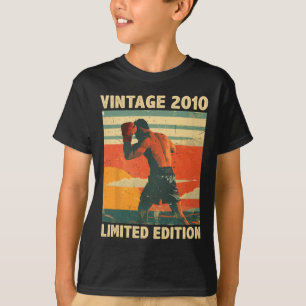 T-shirt Cadeau de 14 ans Boxeur vintage amateur de boxe 14