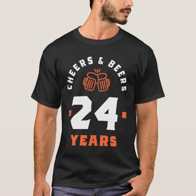 T-shirt Cadeau de 24 ans | 24e anniversaire Idées cadeaux (Devant)