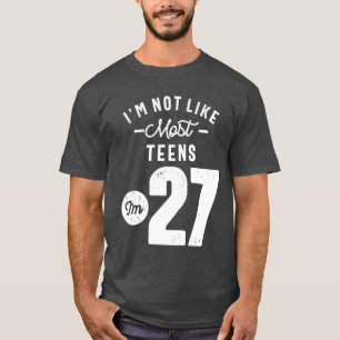 T-shirt Cadeau de 27 ans   27e anniversaire idées cadeaux