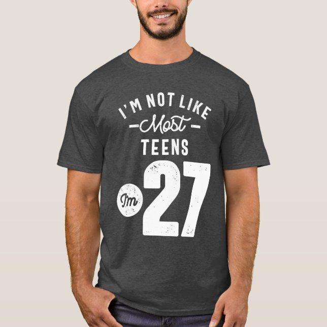 T-shirt Cadeau de 27 ans | 27e anniversaire idées cadeaux (Devant)