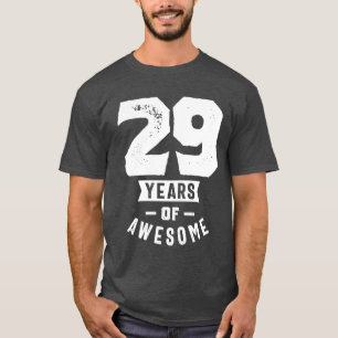 T-shirt Cadeau de 29 ans   29e anniversaire Idées cadeaux