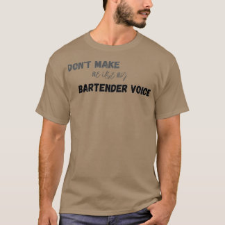T-shirt Cadeau de barman pour collègues drôle idée de cade