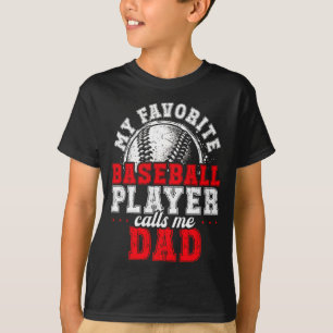 T-shirt Cadeau de baseball de famille assorti Photo d'équi