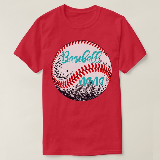 T-shirt Cadeau de baseball Nana (Design devant)