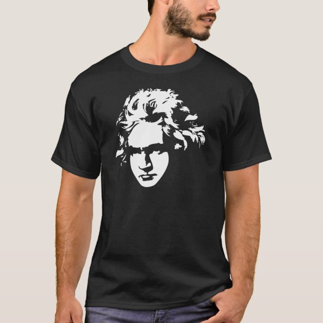 T-shirt Cadeau de Beethoven de compositeur de musique (Devant)