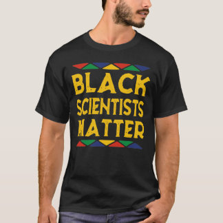 T-shirt Cadeau de Black Scientists Matt