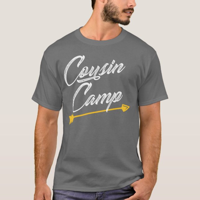 T-shirt Cadeau de camp de cousin Arrow (Devant)