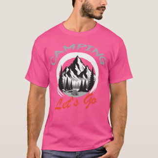T-shirt cadeau de camping Allons-y