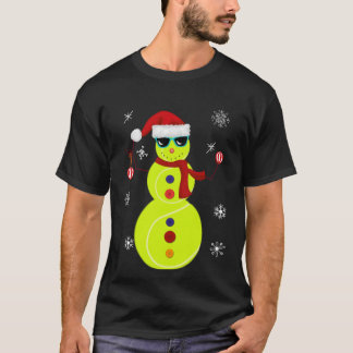 T-shirt Cadeau de casquette de Père Noël de bonhomme de