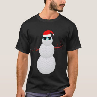 T-shirt Cadeau de casquette de Père Noël de bonhomme de
