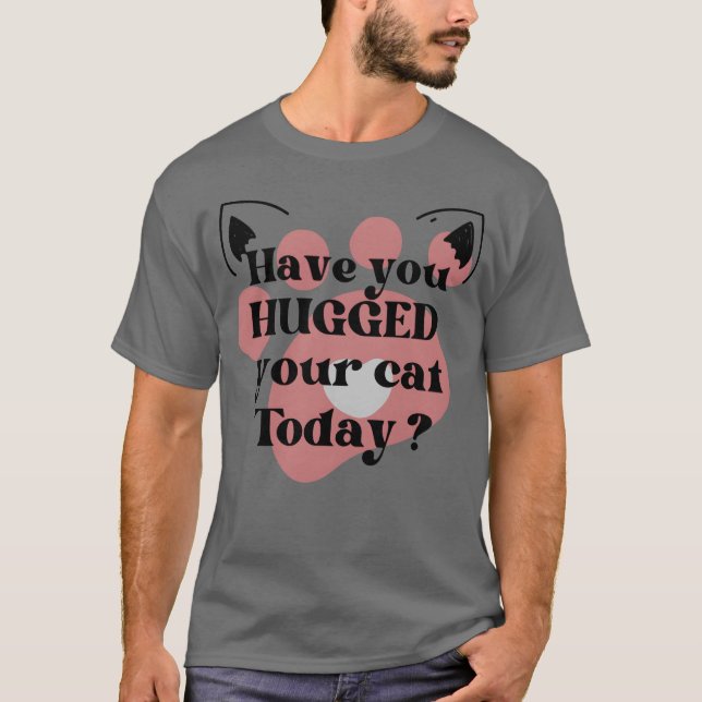 T-shirt cadeau de chat d'amour (Devant)