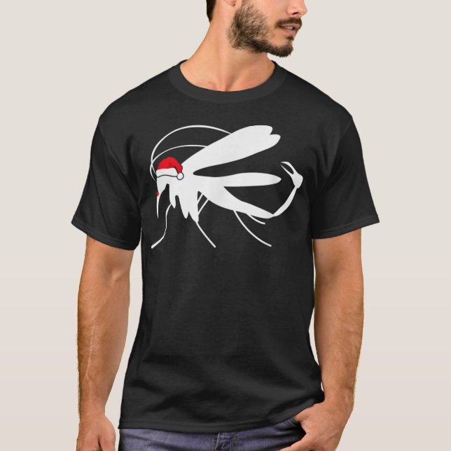 T-shirt Cadeau de chemise MOSQUITO, Noël de chapeau de Pèr (Devant)