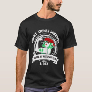 T-shirt Cadeau de chirurgie - Pierres de rein de femme Fle