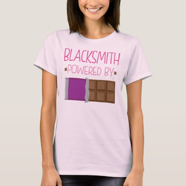 T-shirt Cadeau de chocolat de forgeron pour la femme (Devant)
